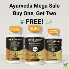 Ayurveda Wellness Combo – Moringa & Ashwagandha (Buy 1, Get 2)